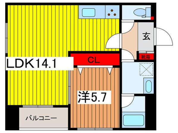 Hirundo　Courtの物件間取画像